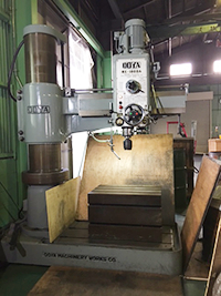 ラジアルボール盤